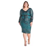 Sparkly Knit Dress Women Goddiva Bleu 46