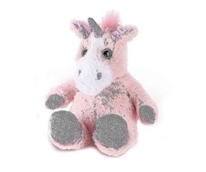 (Sparkly Pink Unicorn) Warmies Heatable Microwavable Soft Toys Wheat Filled