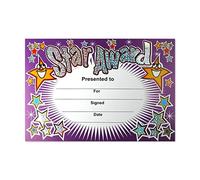 SuperStickers Star Award Sparkling Certificate, DMC10014,20 x A5 certificates