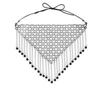 Sparkly Rhinestones Mesh Crystal Face Chain For Belly Dancing Shows Masquerade Costume Accessory Costume Accessories