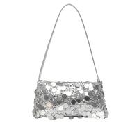 Sparkly Sequin Clutch Handbag for Women Lightweight Glitter Purse | Ultra-lightweight 0.09kg glitter shoulder bag with secure zipper Multi-layer sequin design for sparkle Ideal for parties