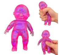 Sparkly Sugar Baby Squishies Toy to Stretch,Soft Sugar Baby Stress Relief SugarBall Squishies,Soft Little Dolls Shaped SquishiesFidget Toys,for Teens Adults ClassroomPrizes,Party Favors,Birthday Gift