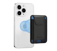 SparkMark Genuine Leather Magsafe compatible Wallet for Men & Women- Slim Magnetic Phone wallet & Card Holder for Phone Case - RFID Blocking Magnetic Wallet for iPhone 17/16/15/14/13/12 Series