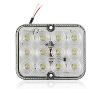 SPARKMOTO 1 x 12V 24V LED Trailer Reverse Light, Submersible Led Reverse Light For Trailer,Tractor,Caravan, White Led Trailer Rear Light Reversing Light