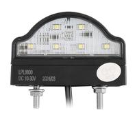SPARKMOTO 1 x Trailer LED License Plate Lights, Waterproof Trailer Number Plate Light, 12v 24v LED Registration Plate Light For Trailer Caravan Truck
