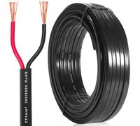 SPARKMOTO 2 Pin Trailer Cable 2x1,0 mm²,Trailer Lighting Cable 2 Core,Vehicle 2 Core Flat Cable For Trailer Caravan, 80V 24V 12V 2 Pin Flat Cable 10M