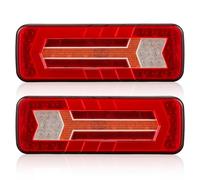 SPARKMOTO 2 x Submersible LED Trailer Lights 12V 24V Universal,Led Tail Lights For Trailer Lorry Vans Truck Caravan,Combination Led Rear Lights