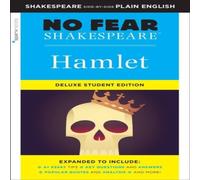 SparkNotes Hamlet: No Fear Shakespeare Deluxe Student Edition Paperback Book in White SparkNotes White