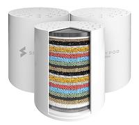 SparkPod Enhanced High Output Shower Filter Cartridge- Rejuvenates Skin and Hair (Reduces Eczema & Dandruff), Filters Chlorine, Heavy Metals and Impurities | 1-min Installation (3 pc)