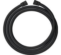 SparkPod Quick Install Shower Hose Replacement - 79 Inches Stainless Steel & Brass Connectors for No-Tools Installation - Extra Long Shower Hose Attachment for Handheld Shower Head (Black Matte)