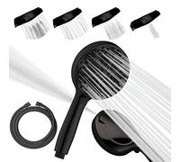 SparkPod Shower Head and Hose Set - High Pressure Showerhead with 10 Spray Settings - Luxury 5" Handheld High Power Shower Heads with High Pressure Jets - Oil-Rubbed Bronze (No Filter)