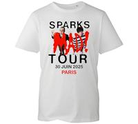 Sparks Band Gifts for Fan T Shirt Funny Mad Music Concert Tour 2025 Tee Men/Women Kids Adults Unisex Tee Top (White, 2XL)