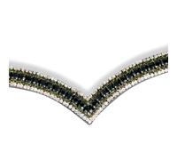 Sparks N Blings TheOne V Shape Gray Black browband
