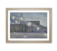Sparks Vol.2 By Mikalojus Konstantinas Classic Painting Framed Print | A3 Oak Framed Wall Art | Ready to Hang | Classic Historical Picture | Living Room Bedroom Lounge Office