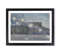 Sparks Vol.2 By Mikalojus Konstantinas Classic Painting Framed Print | A4 Black Framed Wall Art | Ready to Hang | Classic Historical Picture | Living Room Bedroom Lounge Office