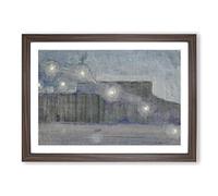 Sparks Vol.2 by Mikalojus Konstantinas Framed Print | A2 Walnut Framed Wall Art | Ready to Hang | Modern Nature Picture | Living Room Bedroom Lounge Office