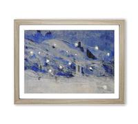 Sparks Vol.3 By Mikalojus Konstantinas Classic Painting Framed Wall Art Print, Ready to Hang Picture for Living Room Bedroom Home Office Décor, Oak A3 (46 x 34 cm)