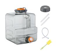 Sparkstarses 15L Water Container with Tap, Camping Water Canister Compatible with Electric Water Pumps, Portable Water Storage Tank for Camping, Outdoor, Fishing, Party, RV, Camper Van, Kitchen
