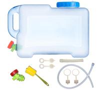 Sparkstarses Water Container, 18L Water Container with Tap, Camping Water Carrier, Plastic Water Tank for Kitchen, RV, Van, Truck, Camping, School, Hospital, Outdoor, Garden
