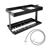 SPARKWHIZ Fuel Can Trailer Mount Fuel Jug Holder Gas Can Mount fits Two 5 Gallon Fuel Containers