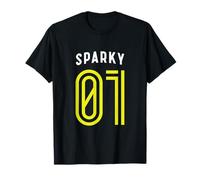 SPARKY 01 - Number One Team Sports Fan Varsity Style T-Shirt