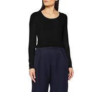 SPARKZ COPENHAGEN Women's Antonia Top ls T-Shirt, Black, L