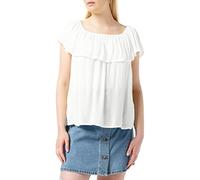 SPARKZ COPENHAGEN Women's Harriet Off Shoulder TOP Shirt, Off White, M