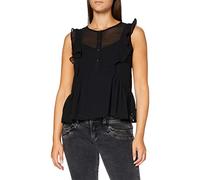 SPARKZ COPENHAGEN Women's IMAN Sleeveless TOP Shirt, Black, L