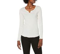 SPARKZ COPENHAGEN Women's INGA Jersey TOP LS Blouse, Off White, S