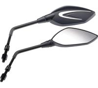 SPARMART pair of mirrors SPECCHI 295036 M8 black 8mm