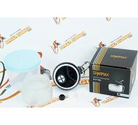 Sparmax airbrush cleaning station pot blow throw SCP-700. By SprayGunner