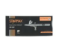 SPARMAX SP35F Dual Action Gravity Airbrush - Silver, 0.35mm