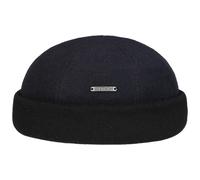 Stetson Sparr Docker Cap - Winter Men's Wool With Cashmere and Fleece Lining - Fall/Winter - Navy M (56-57 cm)