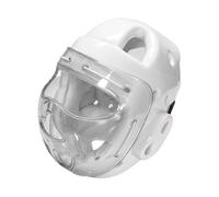 Sparring Headgear - Professional Grade Resistant Martial Arts Guard, Anti-Slip Internal Lining, Enhanced Peripheral Vision Design, Reinforced Multi-Layer Safety Shield | For Kickboxing Gym Comp