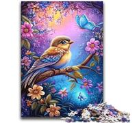 Sparrow And Butterfly Jigsaws Puzzles 2000 Pieces for Teenagers Gifts,Educational Games Home Decoration Deal As Gifts for The Whole Family (70X100cm)