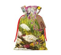 Sparrow Birds Sing Print Drawstring Bags Burlap Gifts Bag With Drawstring Gift Bags For Wedding/Party/Festival/Storage