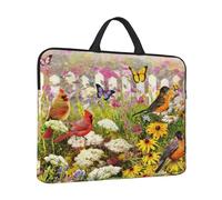Sparrow Birds Sing Print Protective 14 Inch Laptop Case,Laptop Sleeve With Handle Compatible,Carrying Computer Bag
