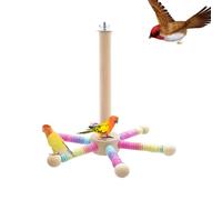 Sparrow Exercise Wheel - Bird Toy Perch, Bite Resistant Spinner, Toy For Macaws Parakeets Lovebirds Conures Cockatiels, Finches Fun And Engaging Activity, Promotes Healthy Physical And Mental Activity
