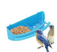 Sparrow Feeding Cup - Cage Water Bowl, Bird Dispenser Bowl, Split Feeding Container with Perch Holder, Easy Clean Supply Hangings in the Cup for Indoor Birds, Cage, Hydrate