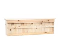 Sparrow House, 5 Compartments, Made of Fir Wood, 68 x 15 x 21 cm with 5 Nesting Boxes, Removable Front Doors, Weatherproof for Garden, Balcony, Patio, Ideal as a Bird House, Nesting Box, Feeding House