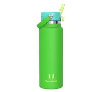 Sparrow Insulated Water Bottle - 1.2L - Wide Mouth Metal Bottles - SwivelSip Flask with Straw Lid - BPA-Free, Leakproof, Ergonomic - Ideal for Work, Gym, Travel, Sports