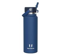 Sparrow Insulated Water Bottle - 1.2L - Wide Mouth Metal Bottles - SwivelSip Flask with Straw Lid - BPA-Free, Leakproof, Ergonomic - Ideal for Work, Gym, Travel, Sports