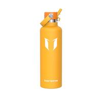 Super Sparrow Water Bottle Stainless Steel - Metal Water Bottle - 1L - Vacuum Insulated Water Bottles - Water Bottle with Straw Lid - Sports Bottle Flask for Gym, Travel, Sports
