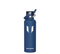 Super Sparrow Water Bottle Stainless Steel - Metal Water Bottle - 750ml - Insulated Water Bottles - Water Bottle with Straw Lid - BPA Free Kids Water Bottle - Flask for Gym, Travel, Sports
