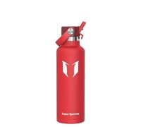 Super Sparrow Water Bottle 750ml - FlipFlow Insulated Metal Water Bottles with Straw Lid - BPA-Free Kids Bottles Stainless Steel & Leakproof Thermal Flask - Ideal for Home, Office, Travel or Sports