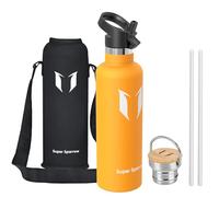 Sparrow Insulated Water Bottle with Straw - Metal Water Bottles 1L