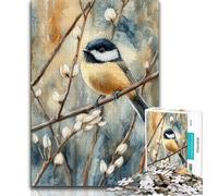 Sparrow Jigsaw Puzzles for Adults Teenagers Jigsaws Puzzle,Help The Brain Exercise Addictive Toys to Cultivate Patience A Work of Art (50x75cm)