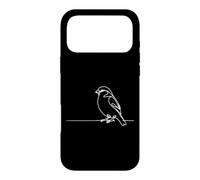 Sparrow Line Art Birdwatcher Case for iPhone 17 Pro Max