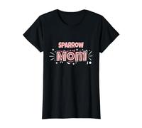 Sparrow Mom - Funny Sparrow Value Graphic T-Shirt, Women, Black, S