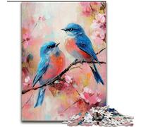 Sparrow Oil Painting 1000 Piece Jigsaw Puzzles for Teenagers Gifts, Challenging To Complete But Fun And Humorous Birthday Present, Gifts, Wall Art (26x38cm)
